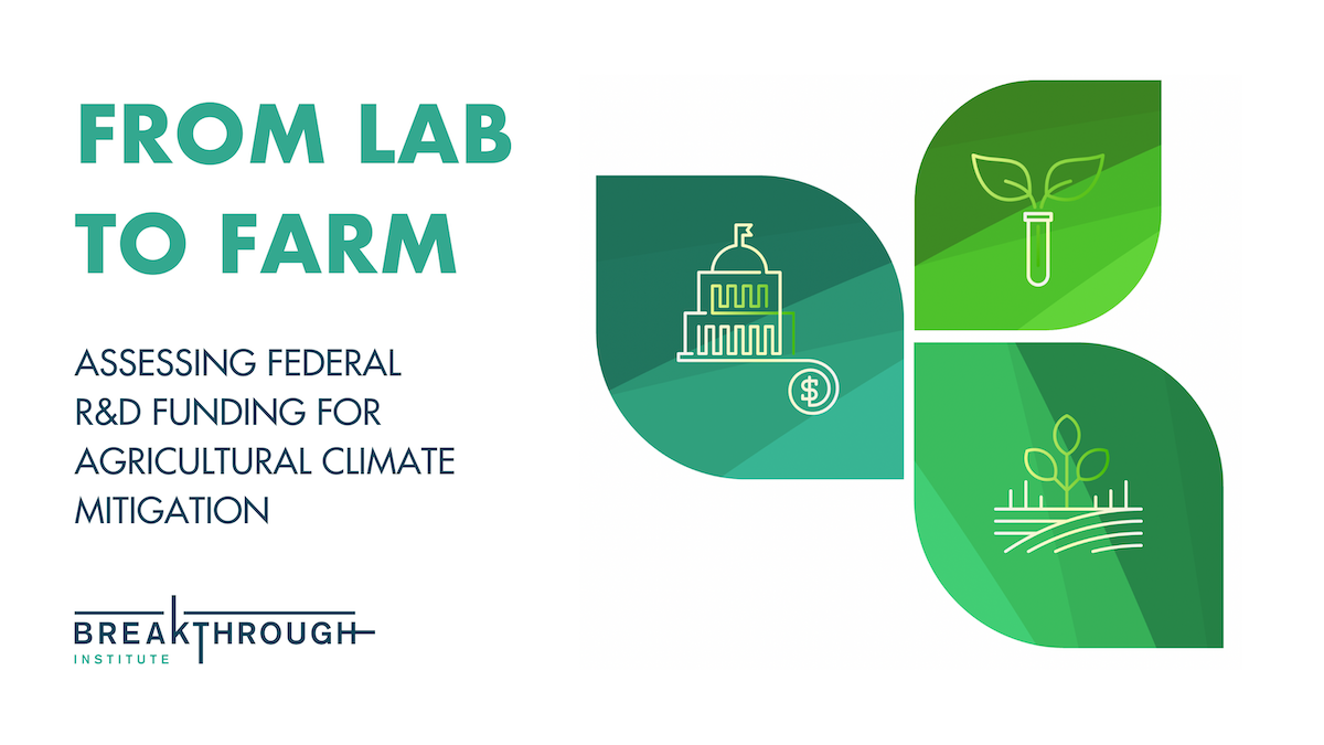 Assessing Federal R&D Funding for Agricultural Climate Mitigation